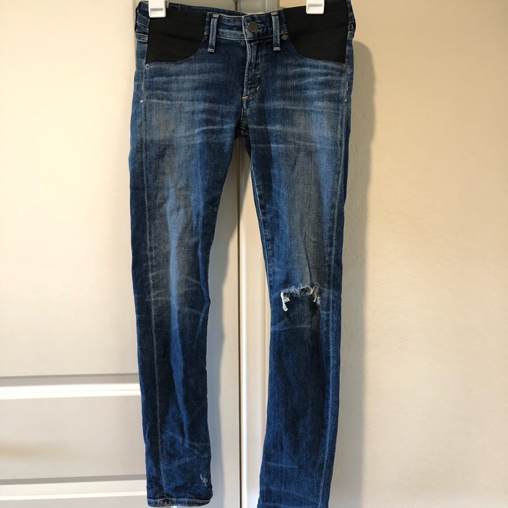 Citizen of Humanity side panel maternity jeans